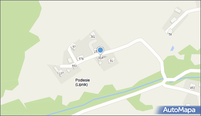 Lipnik, Lipnik, 91A, mapa Lipnik