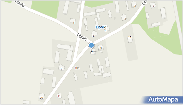 Lipniki, Lipniki, 7, mapa Lipniki