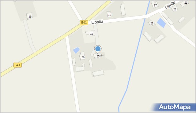 Lipniki, Lipniki, 25, mapa Lipniki