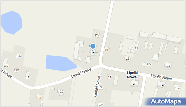 Lipniki Nowe, Lipniki Nowe, 17, mapa Lipniki Nowe