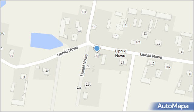Lipniki Nowe, Lipniki Nowe, 23, mapa Lipniki Nowe