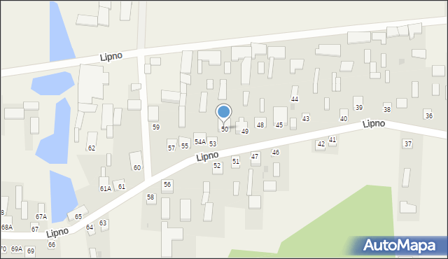 Lipno, Lipno, 50, mapa Lipno