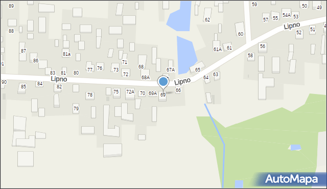 Lipno, Lipno, 69, mapa Lipno