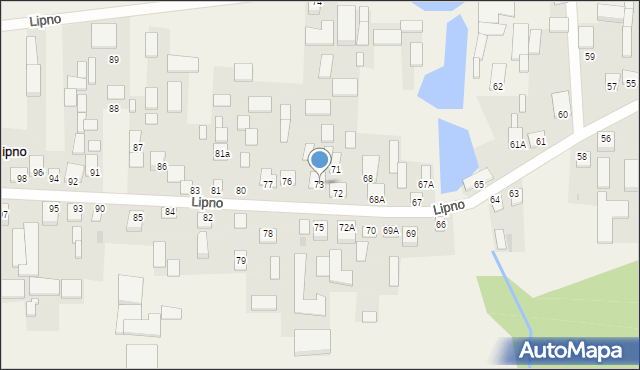 Lipno, Lipno, 73, mapa Lipno