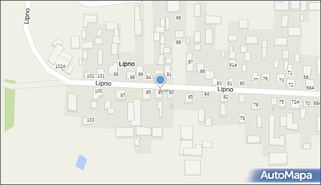 Lipno, Lipno, 93, mapa Lipno