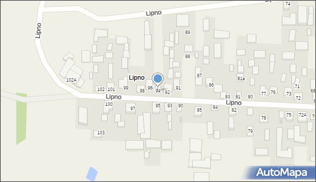 Lipno, Lipno, 94, mapa Lipno