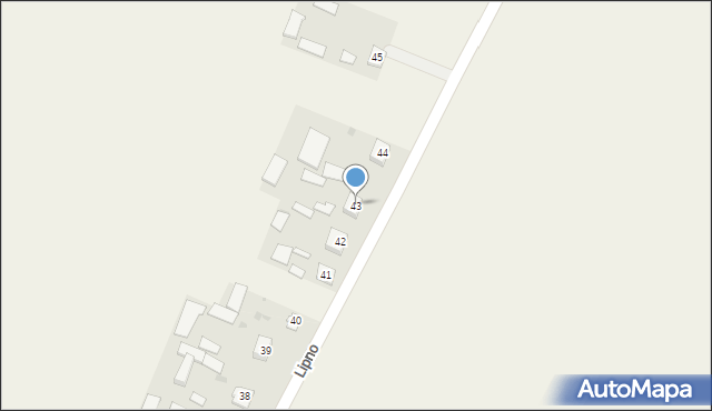 Lipno, Lipno, 43, mapa Lipno