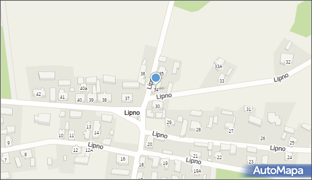 Lipno, Lipno, 34, mapa Lipno