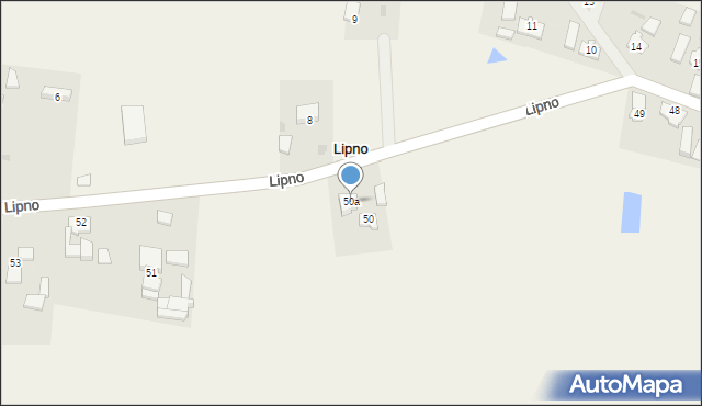 Lipno, Lipno, 50a, mapa Lipno