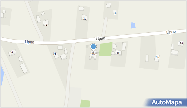 Lipno, Lipno, 57A, mapa Lipno