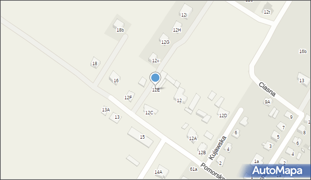 Lipowa Góra Zachodnia, Lipowa Góra Zachodnia, 12E, mapa Lipowa Góra Zachodnia