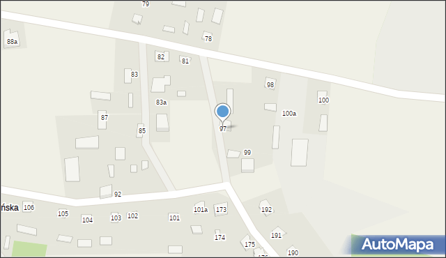 Lipowiec, Lipowiec, 97, mapa Lipowiec