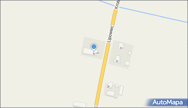 Lipowiec, Lipowiec, 31, mapa Lipowiec