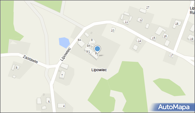 Lipowiec, Lipowiec, 9/2, mapa Lipowiec