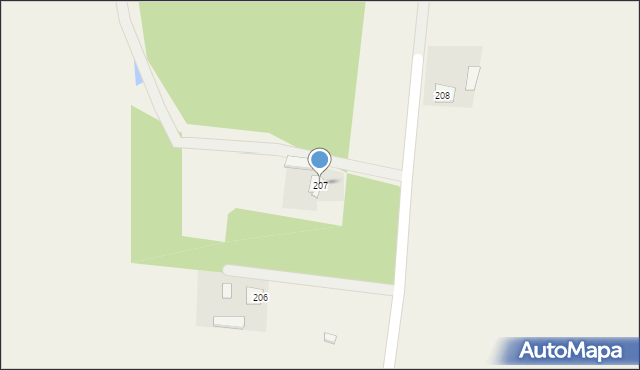 Lipowiec Kościelny, Lipowiec Kościelny, 207, mapa Lipowiec Kościelny
