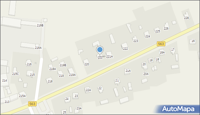 Lipowiec Kościelny, Lipowiec Kościelny, 221, mapa Lipowiec Kościelny