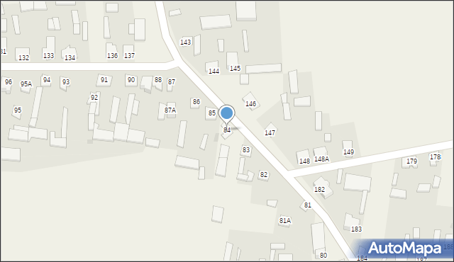 Lipowiec Kościelny, Lipowiec Kościelny, 84, mapa Lipowiec Kościelny