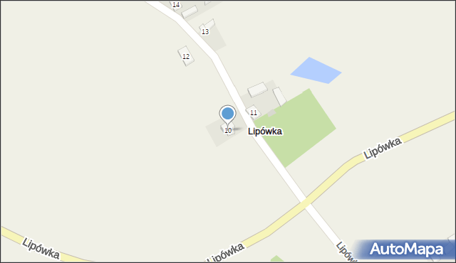 Lipówka, Lipówka, 10, mapa Lipówka