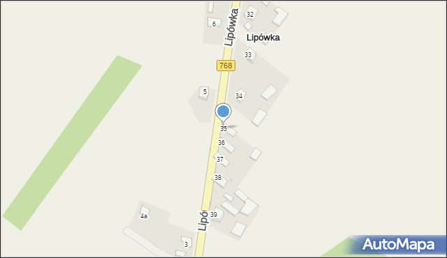 Lipówka, Lipówka, 35, mapa Lipówka