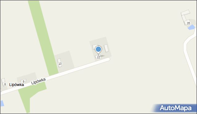 Lipówka, Lipówka, 12, mapa Lipówka