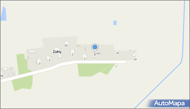 Lipowy Las, Lipowy Las, 1c, mapa Lipowy Las