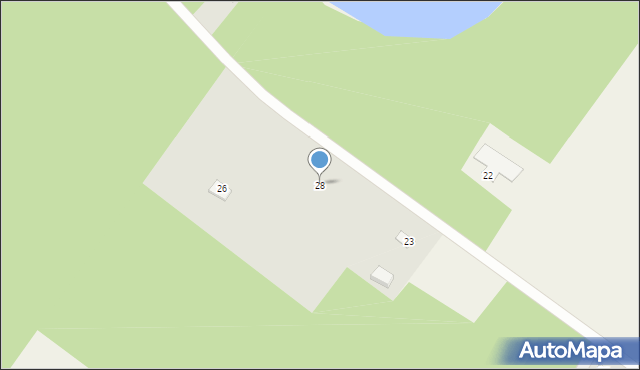 Lipowy Most, Lipowy Most, 28, mapa Lipowy Most