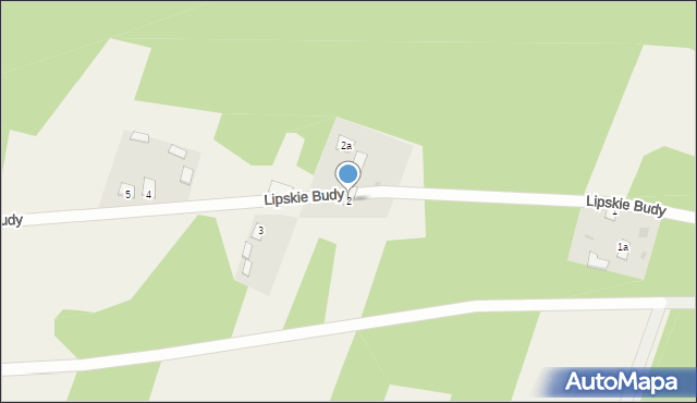 Lipskie Budy, Lipskie Budy, 2, mapa Lipskie Budy