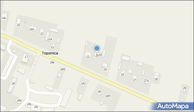 Lipsko, Lipsko, 23, mapa Lipsko