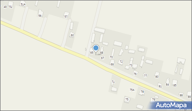 Lipsko, Lipsko, 65A, mapa Lipsko