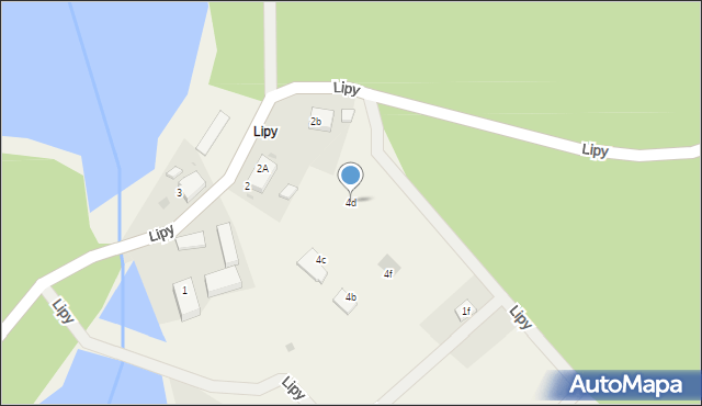 Lipy, Lipy, 4d, mapa Lipy