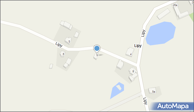 Lipy, Lipy, 7, mapa Lipy