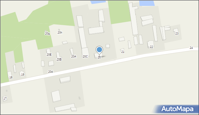 Lisewo, Lisewo, 20, mapa Lisewo