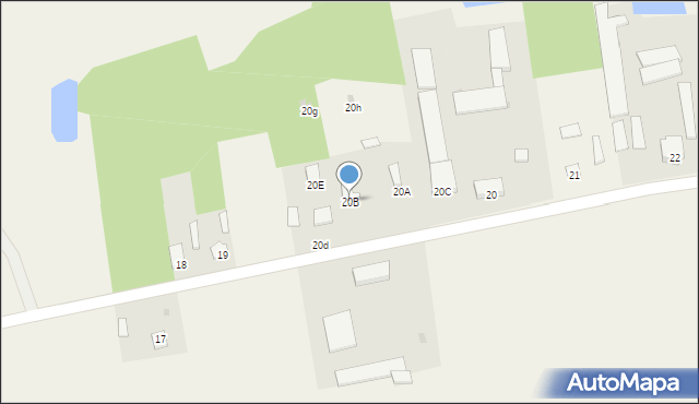 Lisewo, Lisewo, 20B, mapa Lisewo
