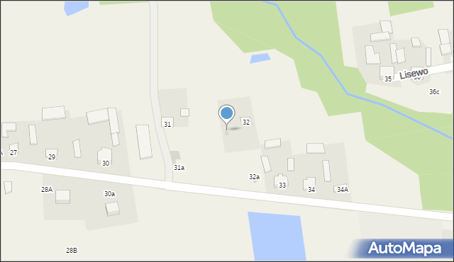 Lisewo, Lisewo, 32b, mapa Lisewo
