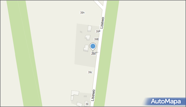 Lisewo, Lisewo, 39d, mapa Lisewo