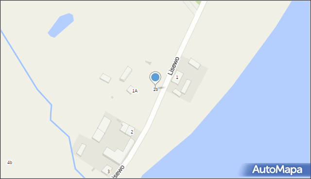 Lisewo, Lisewo, 1b, mapa Lisewo