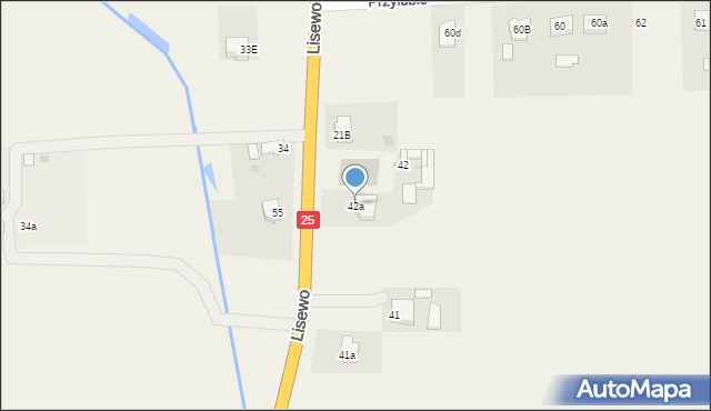 Lisewo, Lisewo, 42a, mapa Lisewo