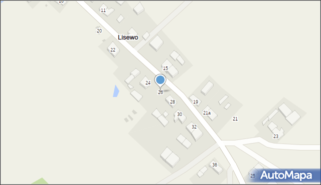 Lisewo, Lisewo, 26, mapa Lisewo