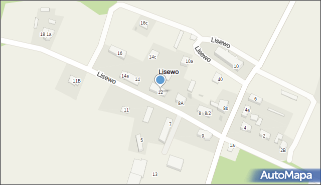 Lisewo, Lisewo, 12, mapa Lisewo