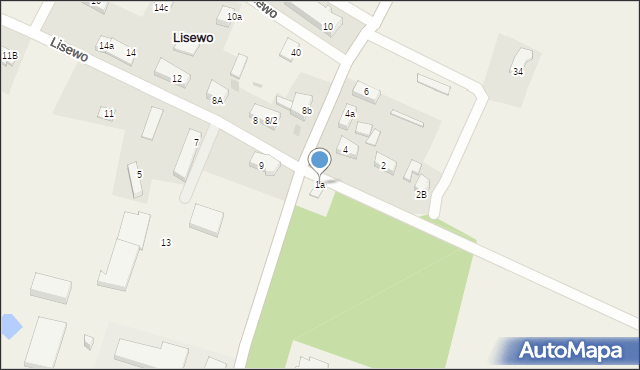 Lisewo, Lisewo, 1a, mapa Lisewo