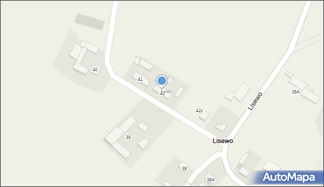 Lisewo, Lisewo, 42, mapa Lisewo