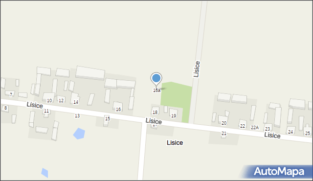 Lisice, Lisice, 16a, mapa Lisice