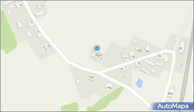 Lisie Pole, Lisie Pole, 77a, mapa Lisie Pole