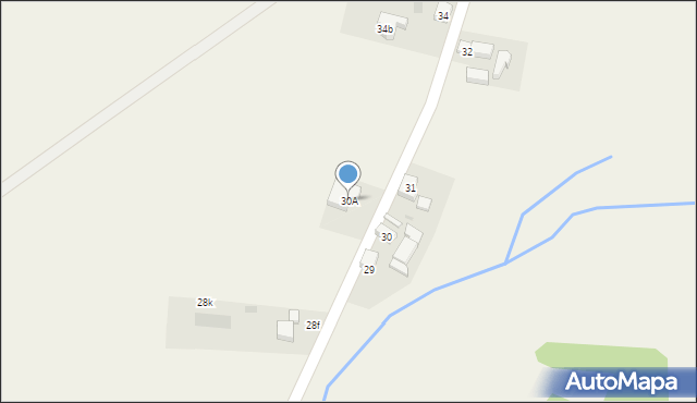 Lisiec, Lisiec, 30A, mapa Lisiec