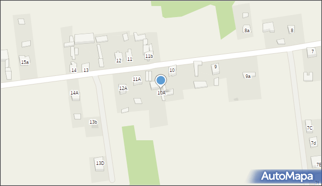 Lisiec Mały, Lisiec Mały, 10A, mapa Lisiec Mały