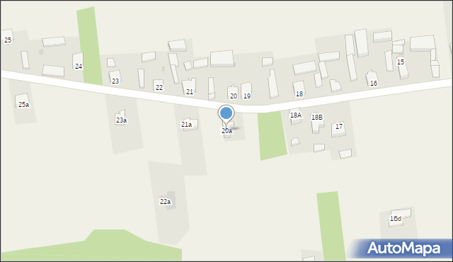 Lisiec Mały, Lisiec Mały, 20a, mapa Lisiec Mały