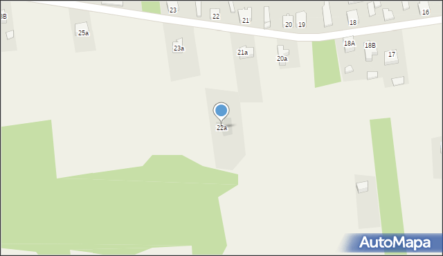 Lisiec Mały, Lisiec Mały, 22a, mapa Lisiec Mały