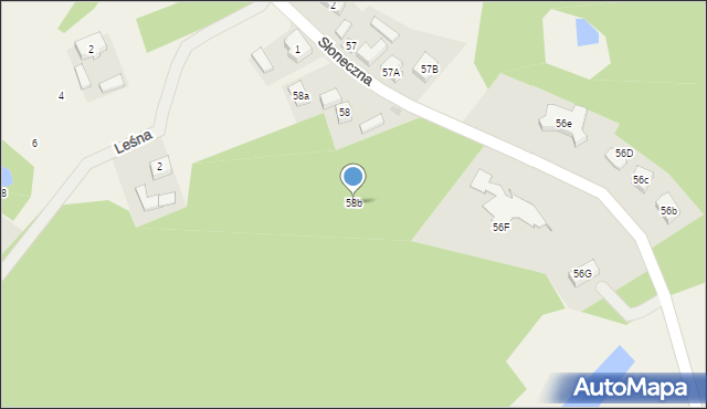 Lisiec Mały, Lisiec Mały, 58b, mapa Lisiec Mały