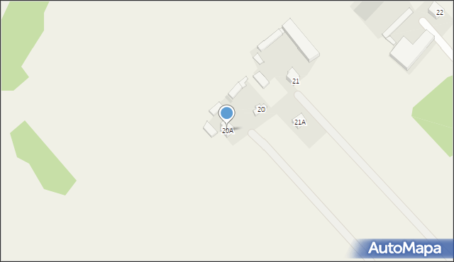 Lisiec Nowy, Lisiec Nowy, 20A, mapa Lisiec Nowy