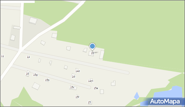 Lisiny, Lisiny, 13, mapa Lisiny